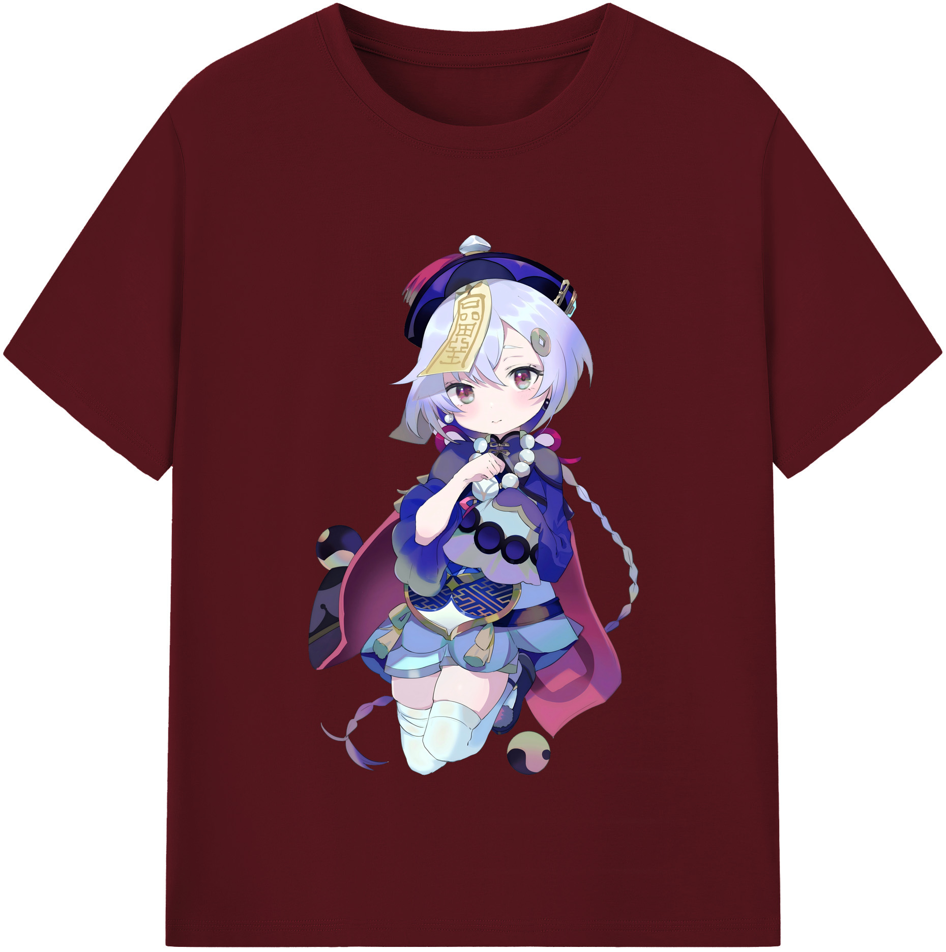 げんし神 七七 なな  genshin Nana 綿100％半袖Tシャツ（フロントプリント）